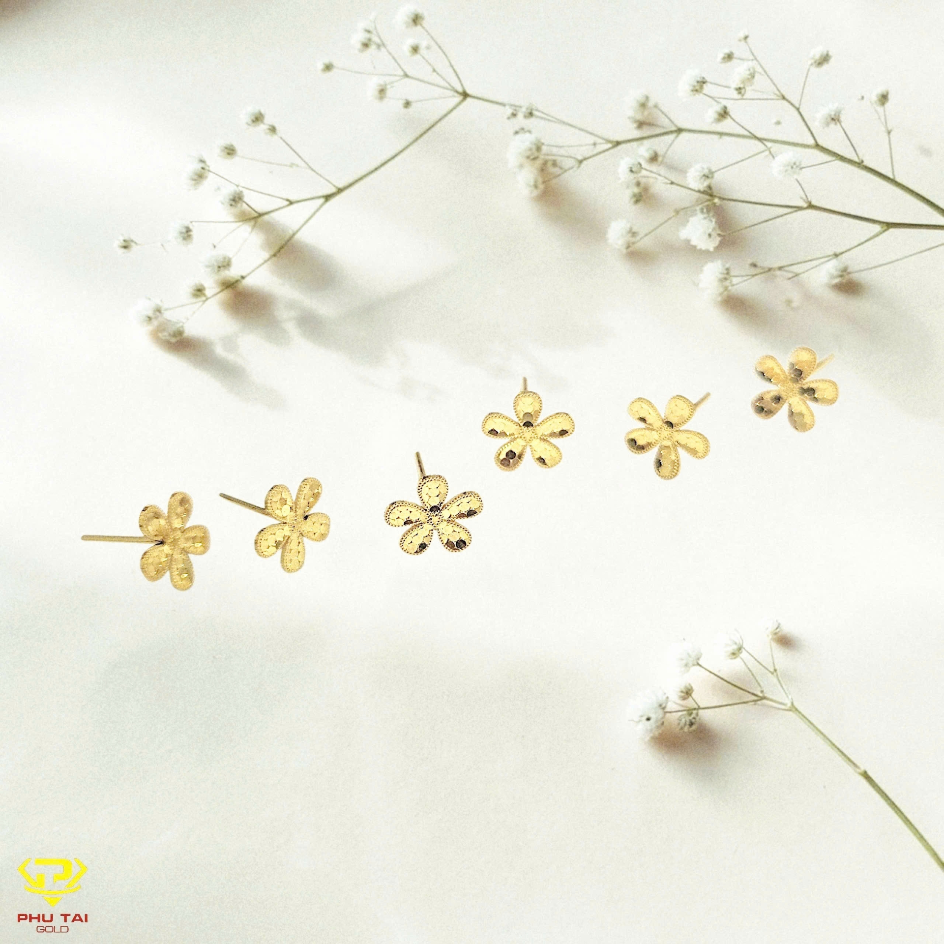 Khuyên tai vàng ta (mã KT 2306)